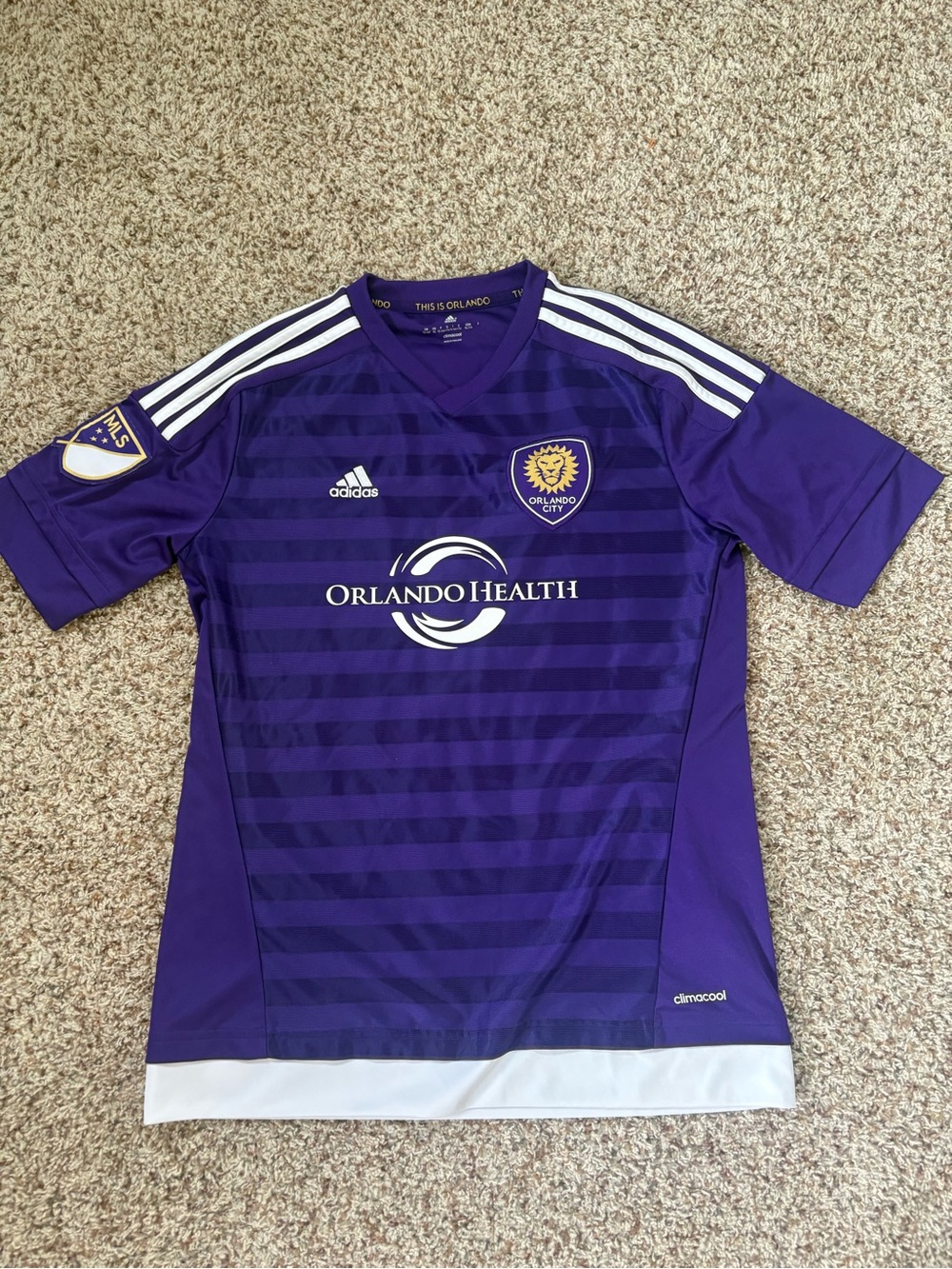 adidas Purple Orlando 'This Is Orlando' Climacool Jersey